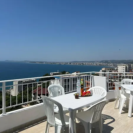 Seima - Bright With Large Rooftop Terrace & Sea View In Vlore, Quietly Located Apartment *